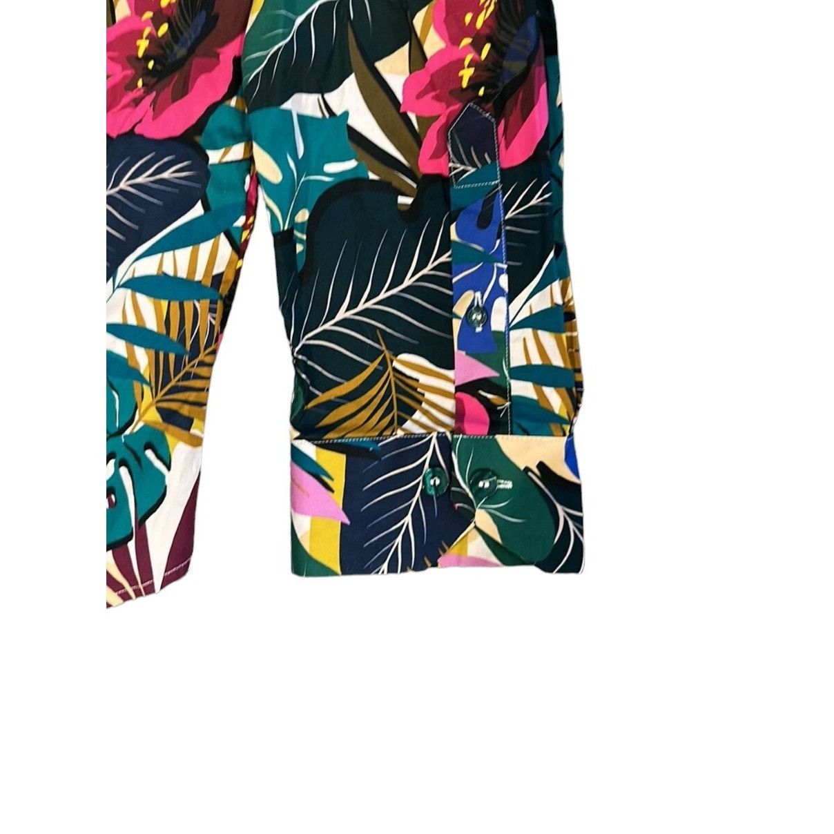 Etro ETRO Milano Mens Shirt 45 XXL Floral Tropical Button Down Bl Size US XXL / EU 58 / 5 - 4 Thumbnail