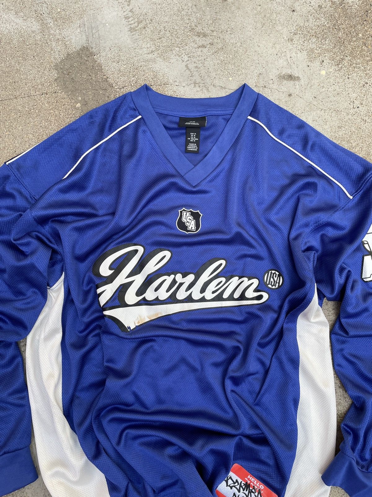 H&M Y2K Harlem USA Hockey Jersey Size US M / EU 48-50 / 2 - 3 Thumbnail