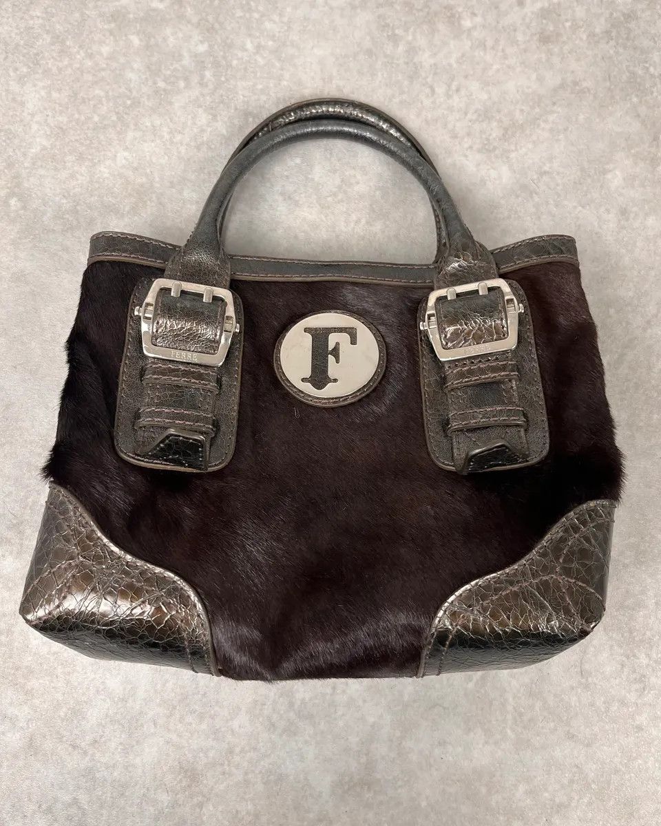 Gianfranco Ferre Gianfranco Ferré Brown Pony Hair Handle Bag Size ONE SIZE - 1 Thumbnail