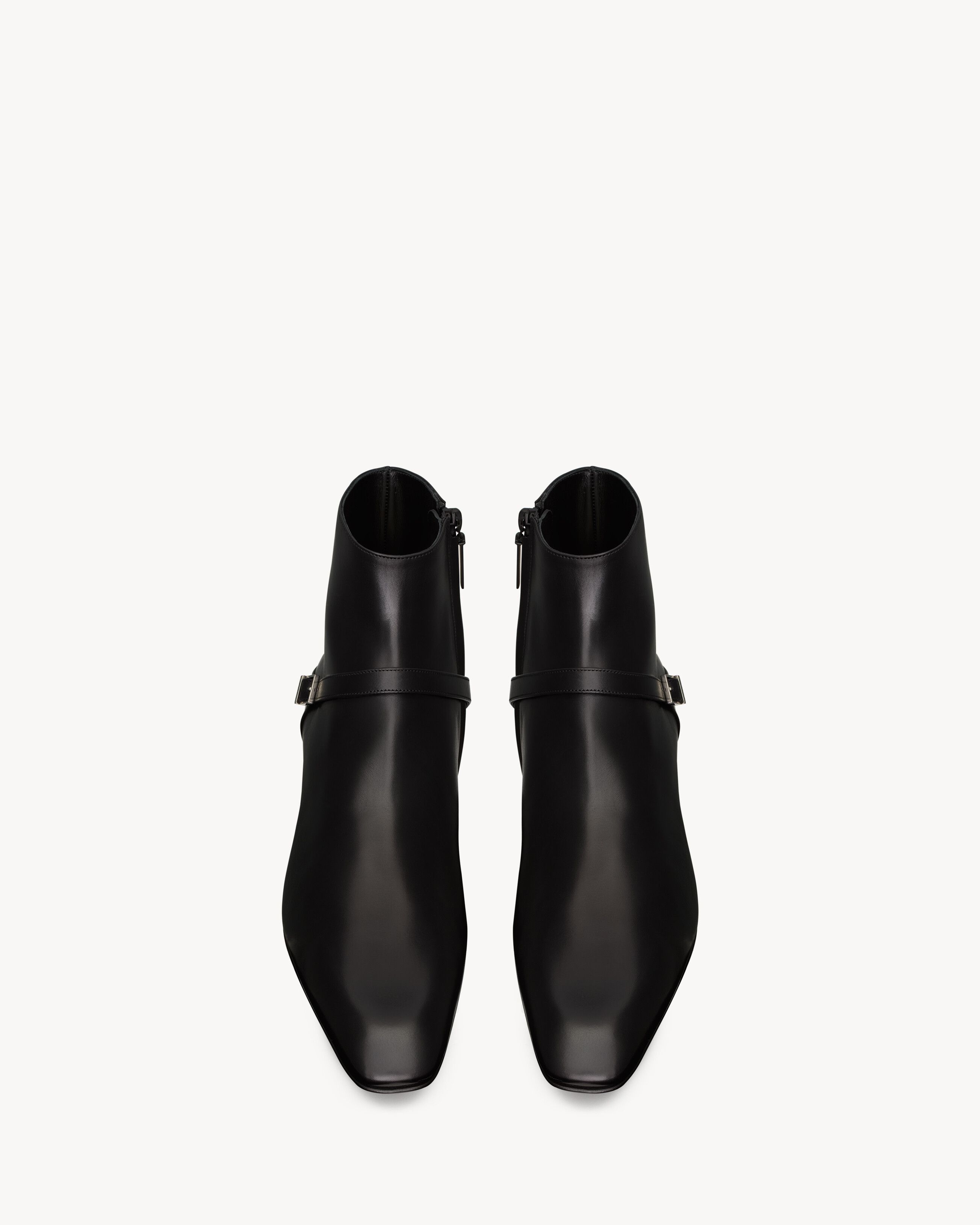 Saint Laurent Paris o1loc1c1125 820598 Augustin Boots in Smooth Leather in Black Size US 11 / EU 44 - 2 Thumbnail