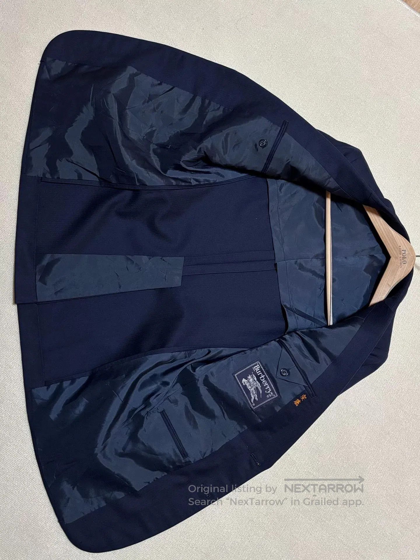 Burberry Burberry Men's Dark Blue Single. Size US M / EU 48-50 / 2 - 6 Thumbnail