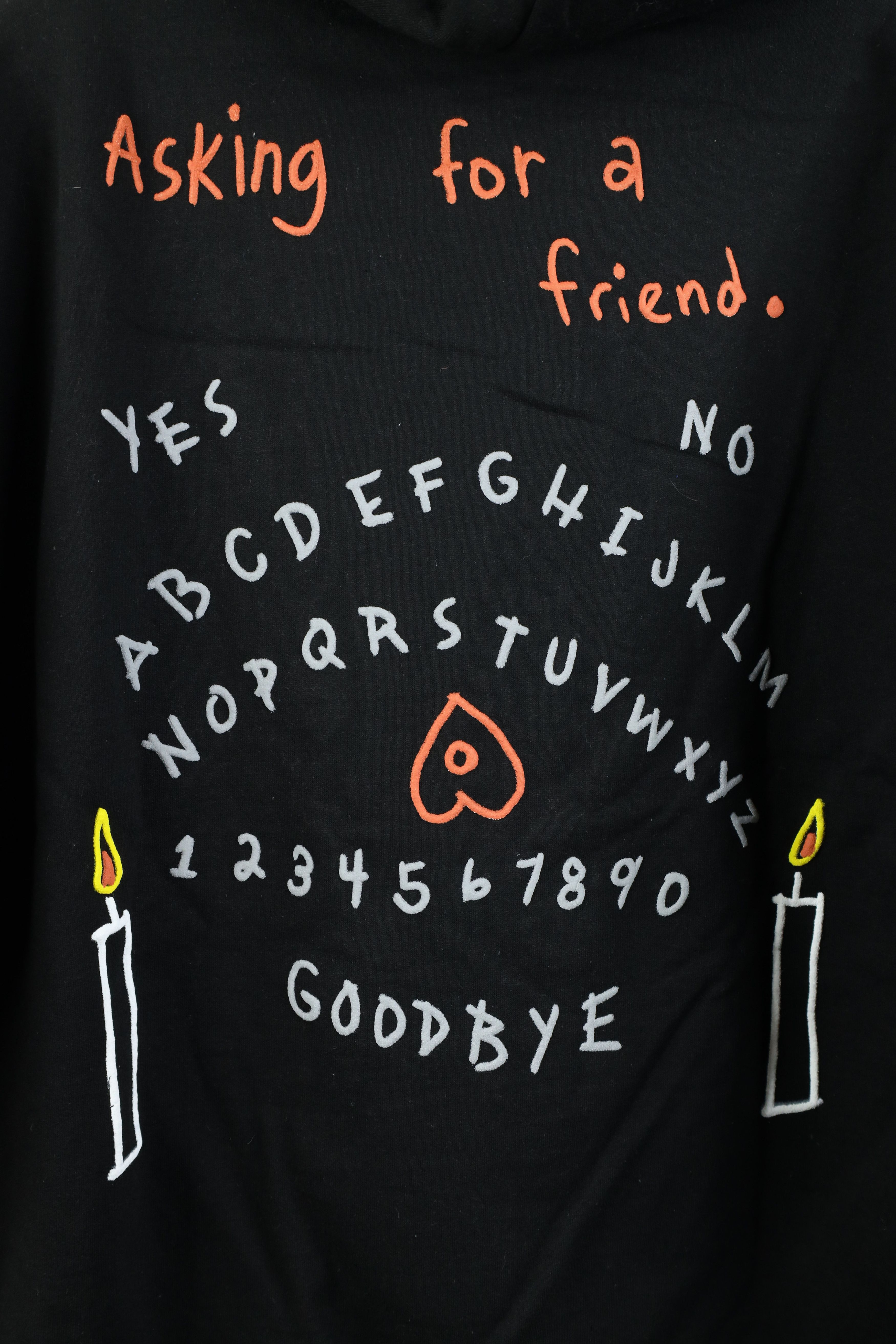 Vintage Deadstock Y2K Streetwear Skull Ouija Board Hoodie Sweatshirt Size US XL / EU 56 / 4 - 10 Thumbnail