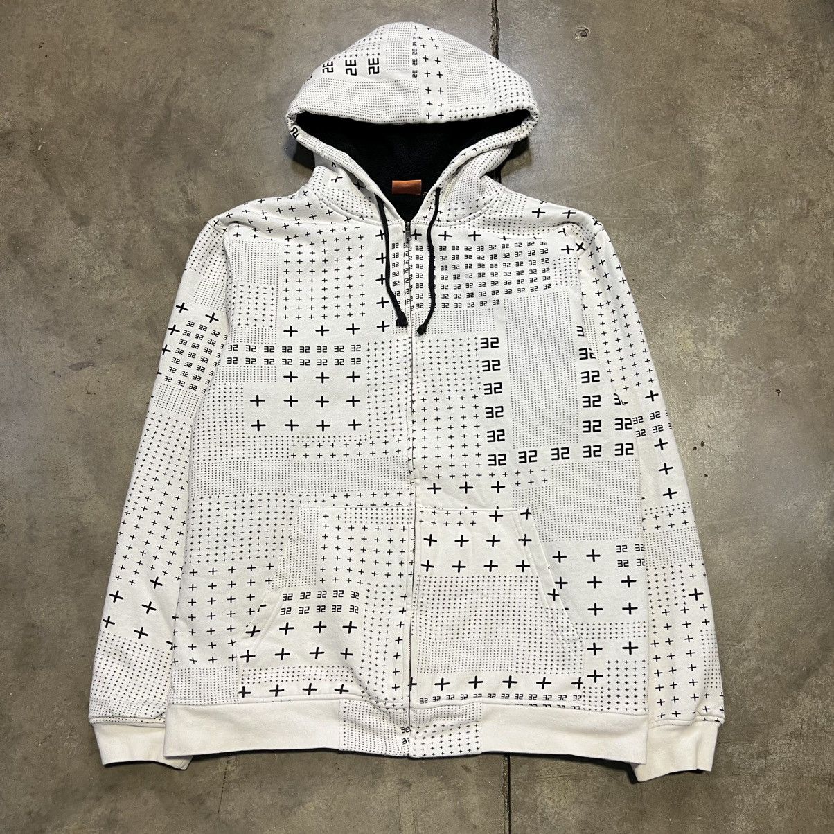 Vintage Vintage Y2K thirty two Zip Up Hoodie Sweatshirt Skater Cyber Size US L / EU 52-54 / 3 - 2 Thumbnail