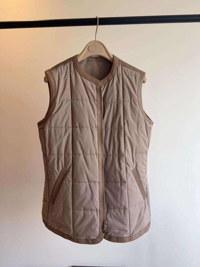Loro Piana LORO PIANA Sable double-faced vest Size L / US 10 / IT 46 - 3 Thumbnail