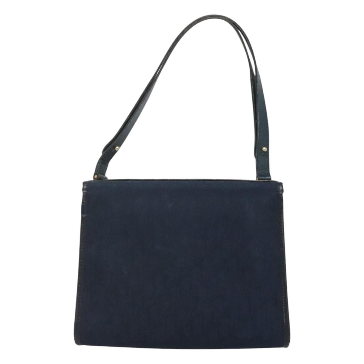 Dior DIOR Trotter Canvas Shoulder Bag Navy Size ONE SIZE - 3 Thumbnail
