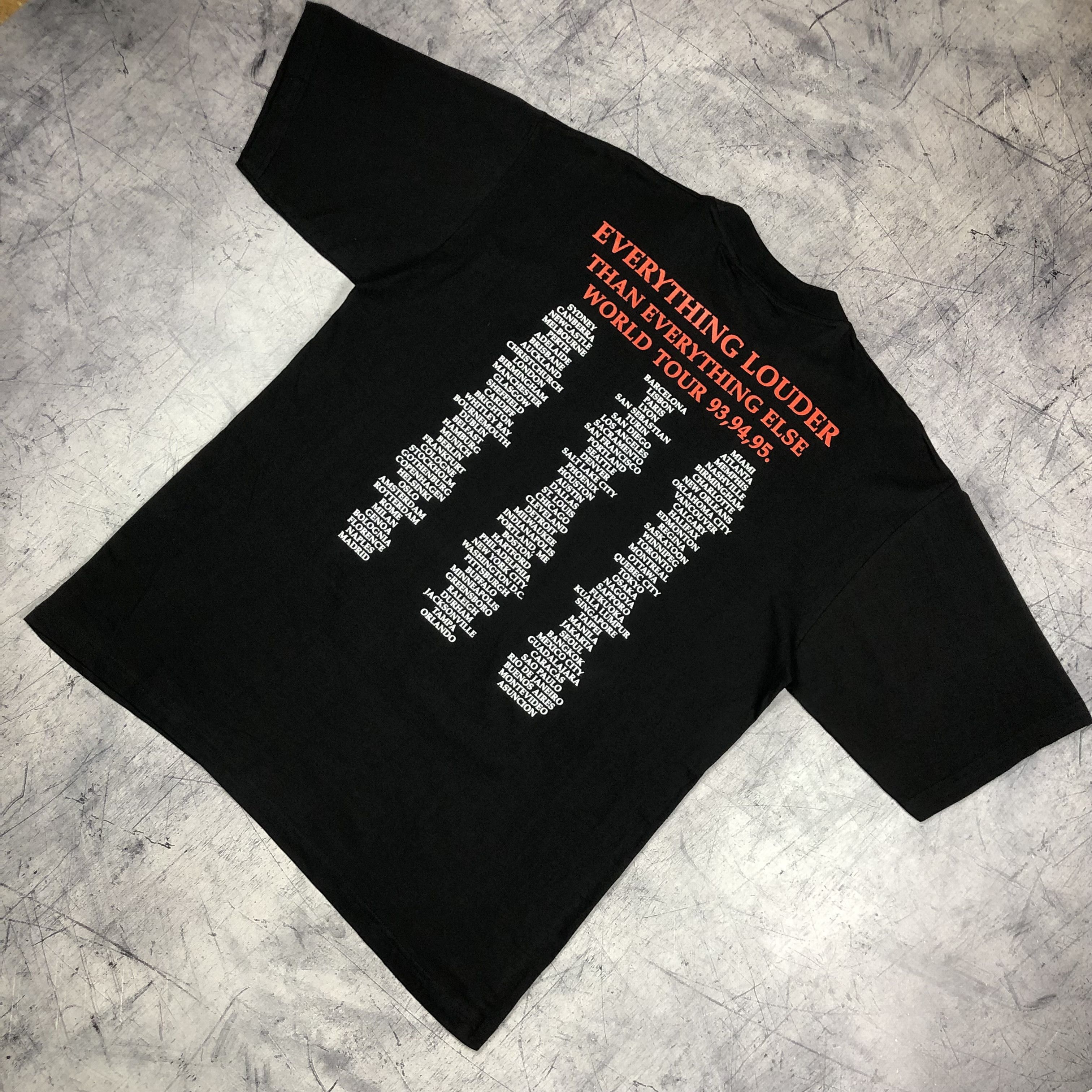 Band Tees 90s Meat Loaf World Tour Winterland Tee Size US XL / EU 56 / 4 - 3 Thumbnail