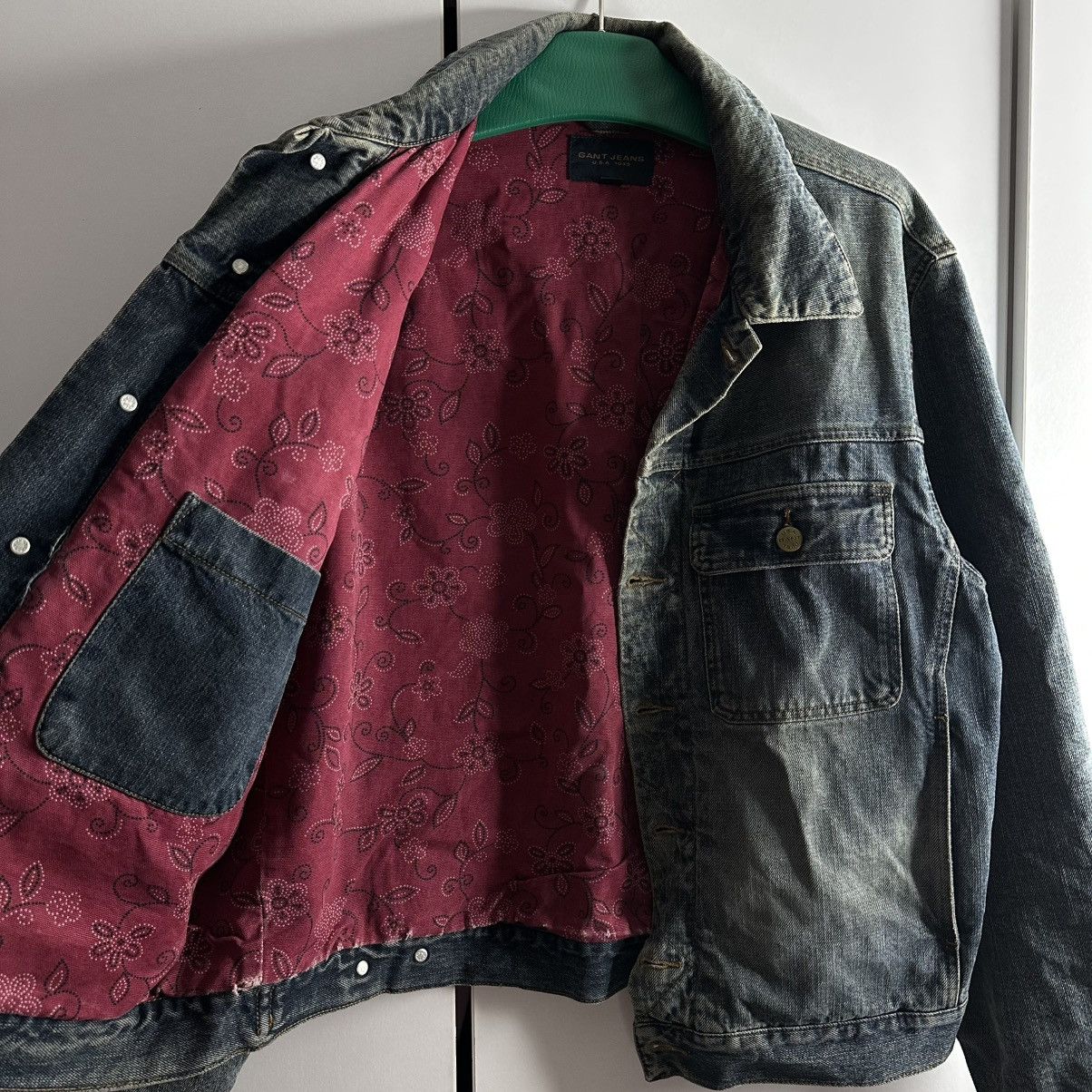 Gant Made in Italy Gant Jeans USA Vintage Denim Jacket Rare Size US S / EU 44-46 / 1 - 3 Thumbnail