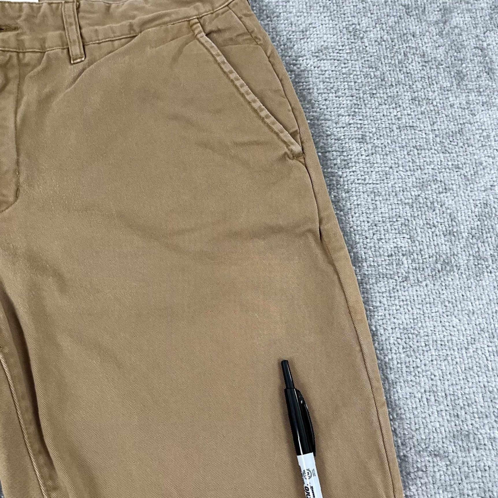 Taylor Stitch Taylor Stitch Chino Pants Mens Size 33 x 34 Brown Slim 5-Pocket Cotton Office Travel Casual Size US 33 - 7 Thumbnail