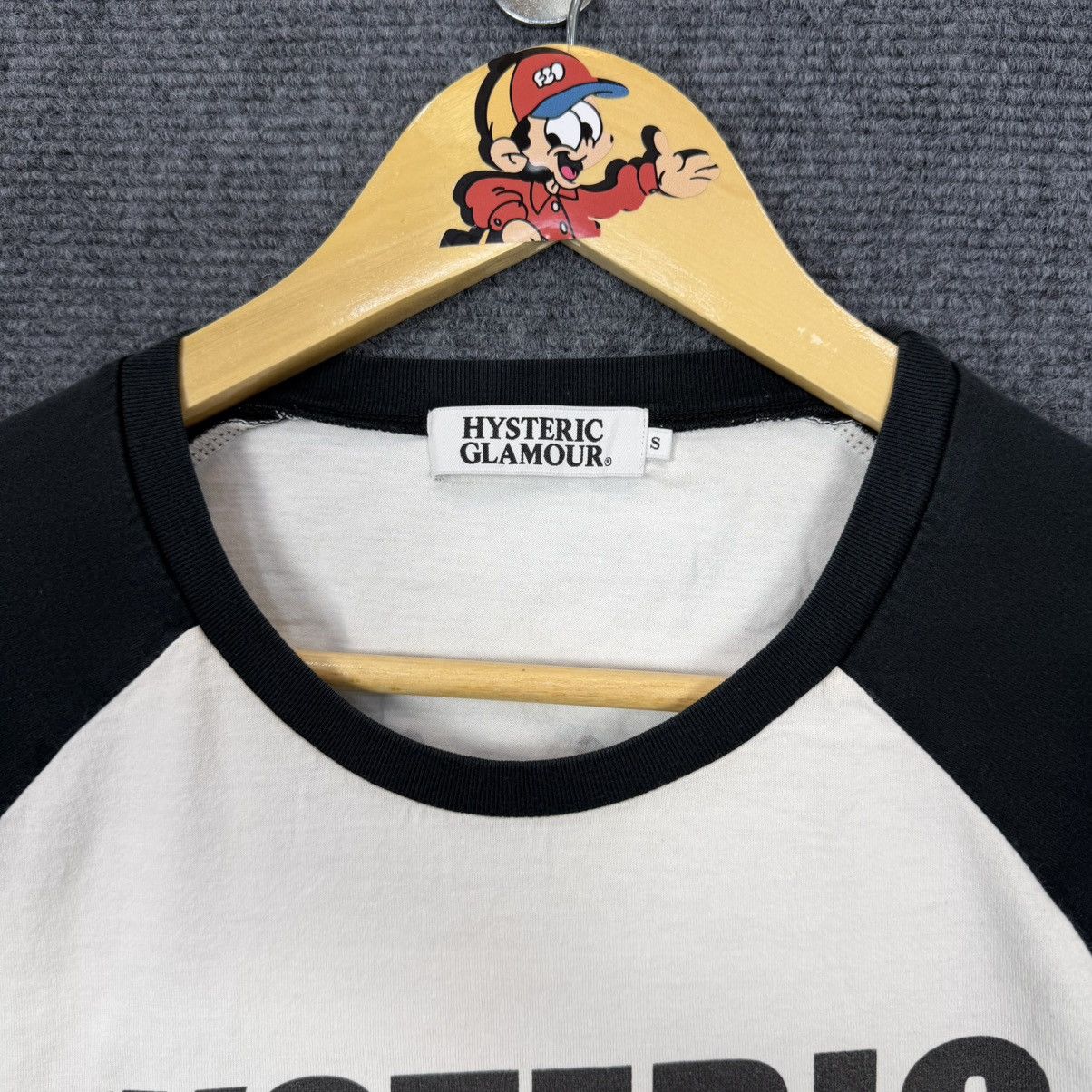Hysteric Glamour Hysteric Glamour Graphic Raglan 3/4 Sleeve Shirt Size US S / EU 44-46 / 1 - 4 Thumbnail