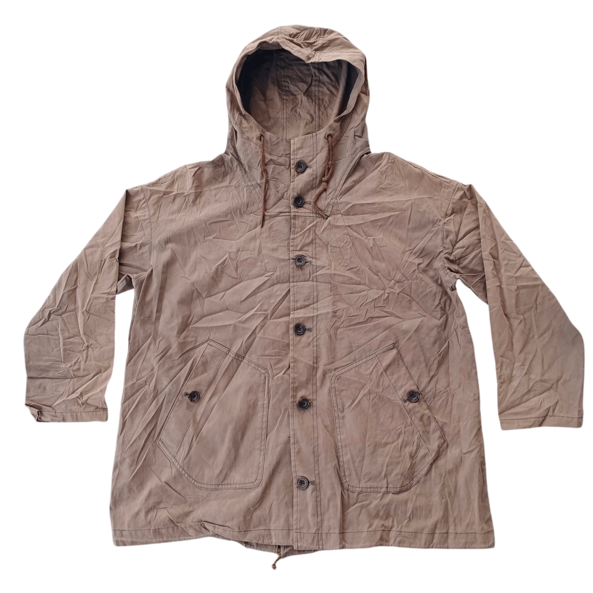 Japanese Brand × Vintage Vintage Nombre Impair Military Button Jacket Hoodies Parka Size US XL / EU 56 / 4 - 1 Thumbnail