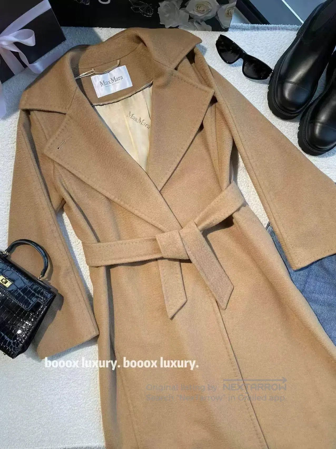 Other Max Mara Camel Wool Belted Coat. Size US S / EU 44-46 / 1 - 1 Thumbnail