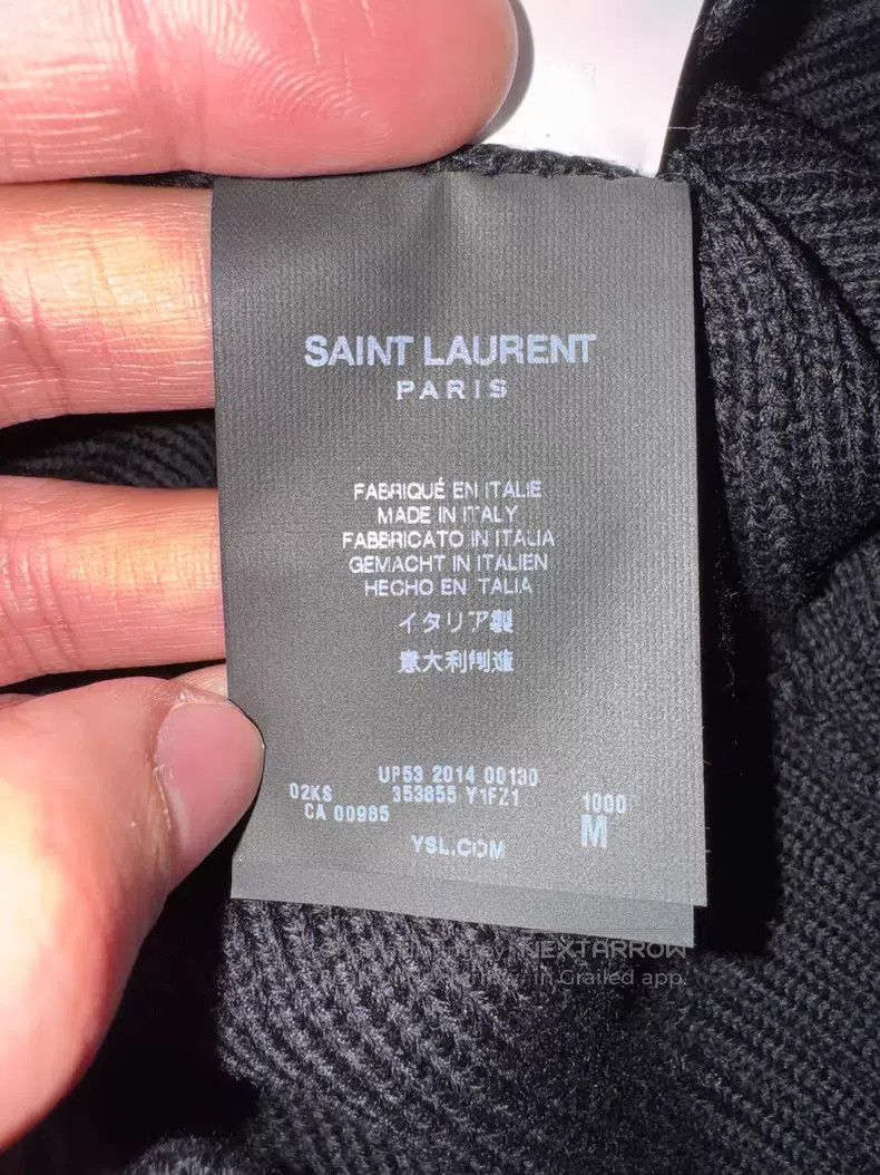 Saint Laurent Paris Saint Laurent Paris Original Sheepskin and Leather Patch M Size US M / EU 48-50 / 2 - 3 Thumbnail
