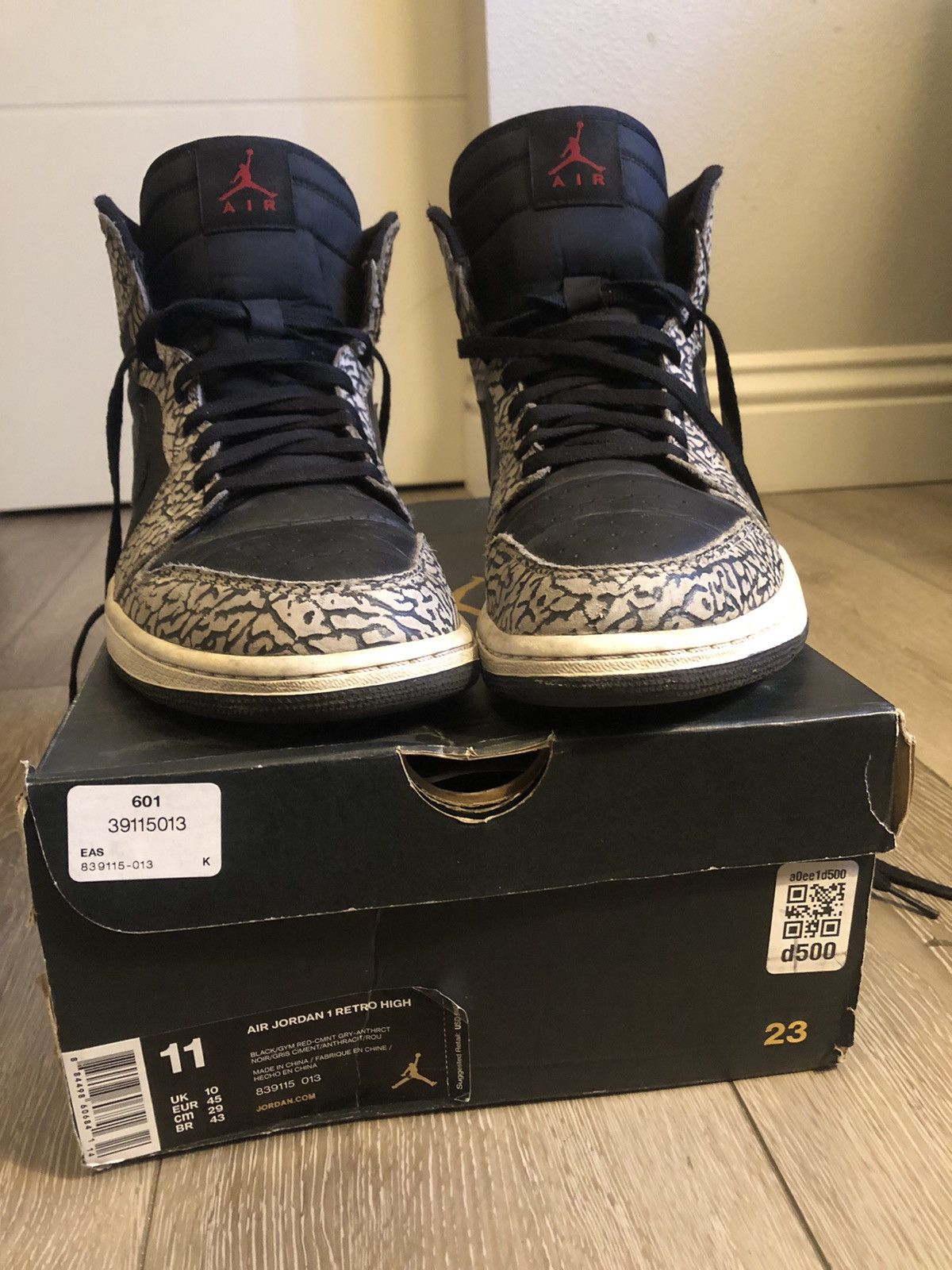 Jordan Brand × Nike Jordan 1 Unsupreme Size US 11 / EU 44 - 3 Thumbnail