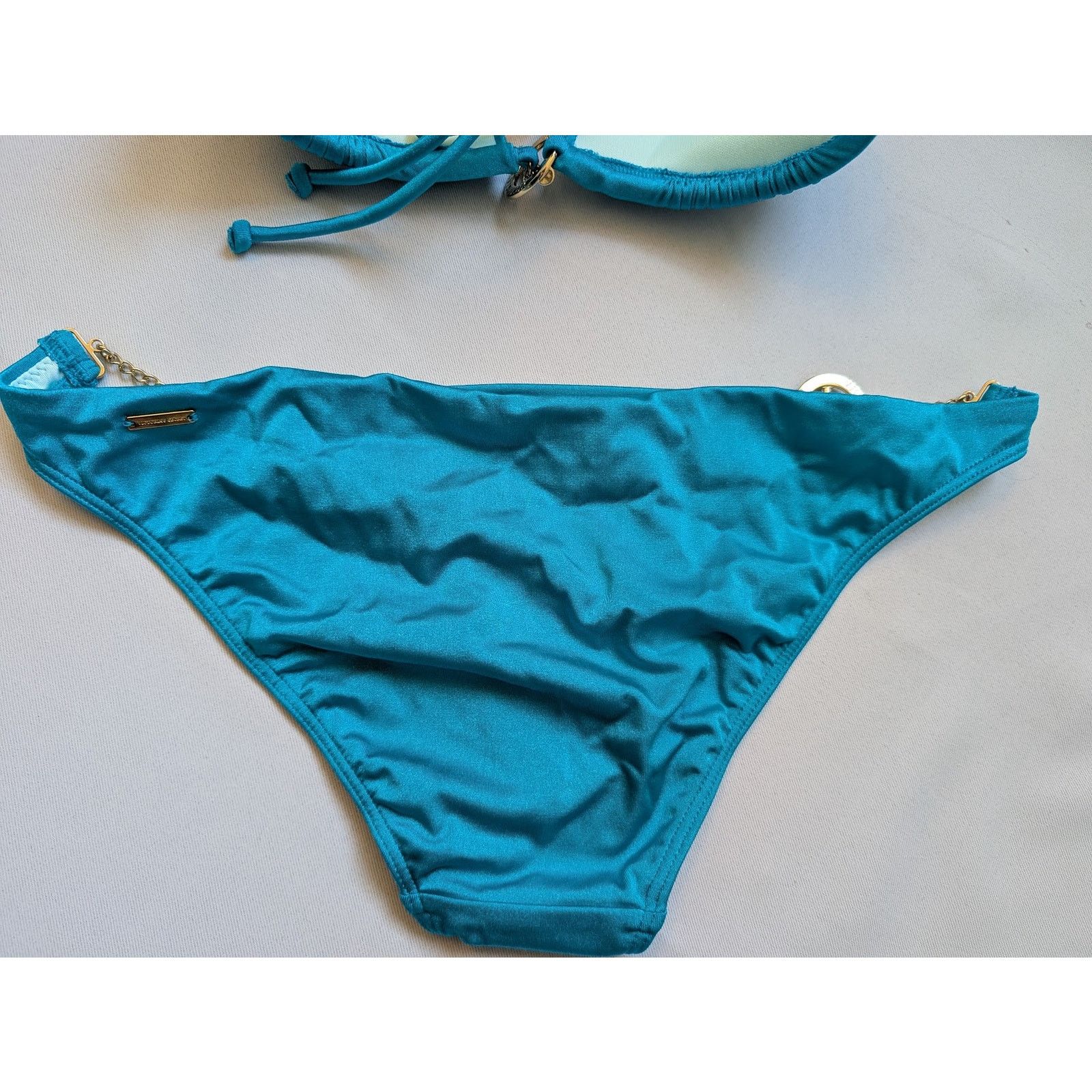 Victoria's Secret NWT Victoria’s Secret Bikini Set XS/S Teal Gold Charm Detail Size S / US 4 / IT 40 - 3 Thumbnail