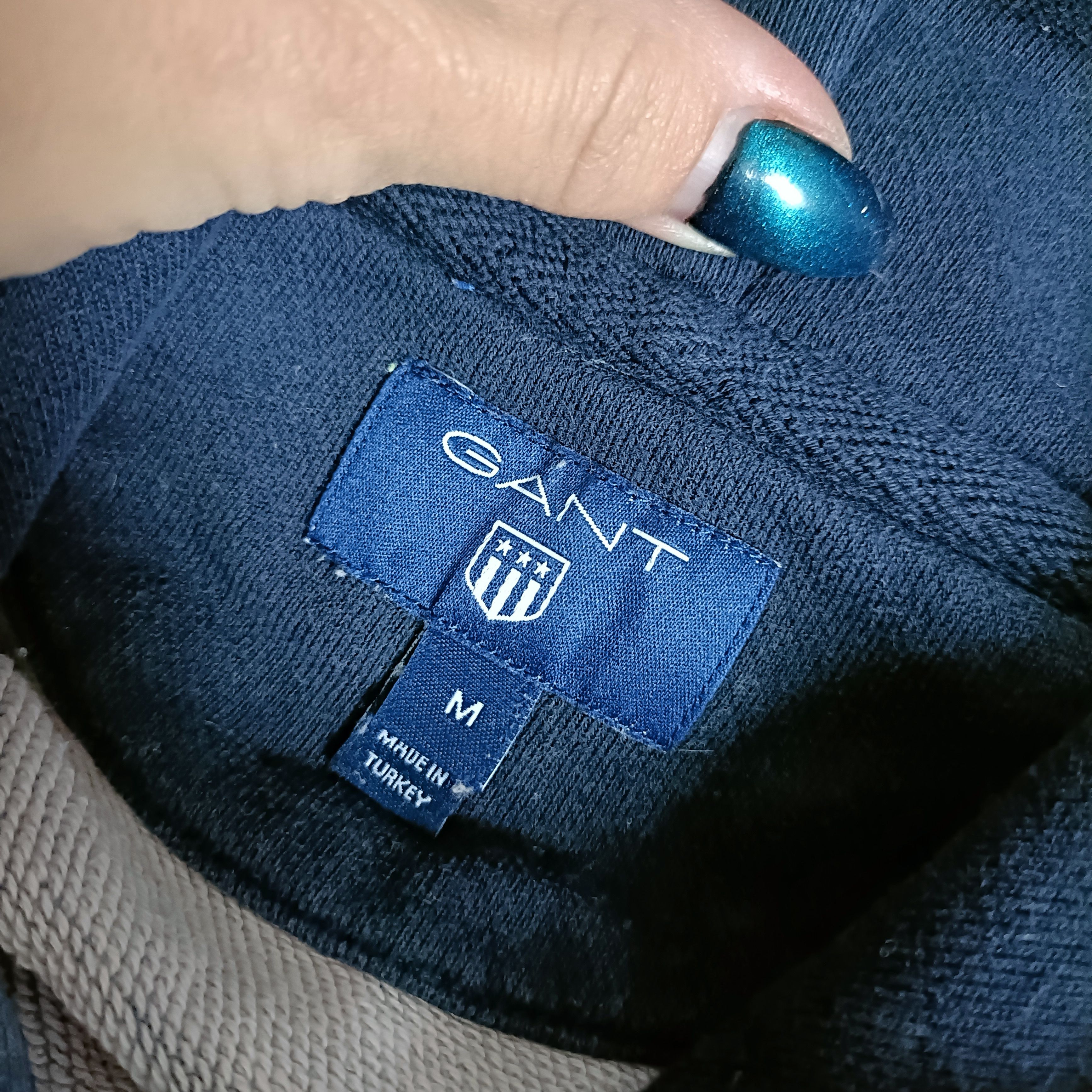 Gant Men's Blue Cotton Hoodie ! Size US M / EU 48-50 / 2 - 3 Thumbnail