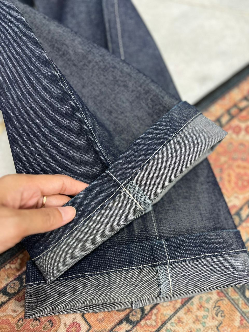 Japanese Brand Body Butter Denim Jeans Flare Design Size US 31 - 13 Thumbnail