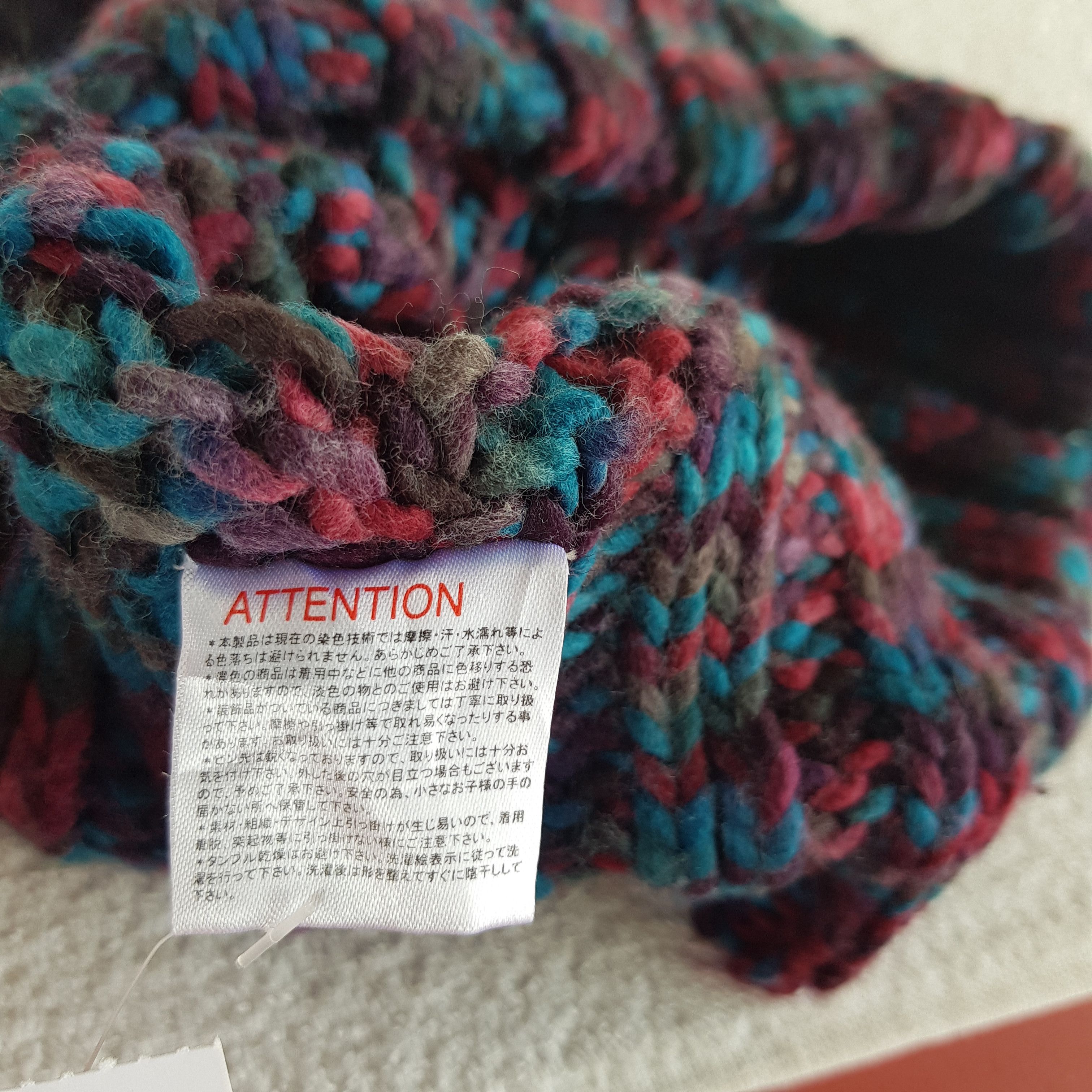 Japanese Brand Vintage Japanese Beanie Aran Isle Ribbed Crochet Caps Hats. Size ONE SIZE - 7 Thumbnail