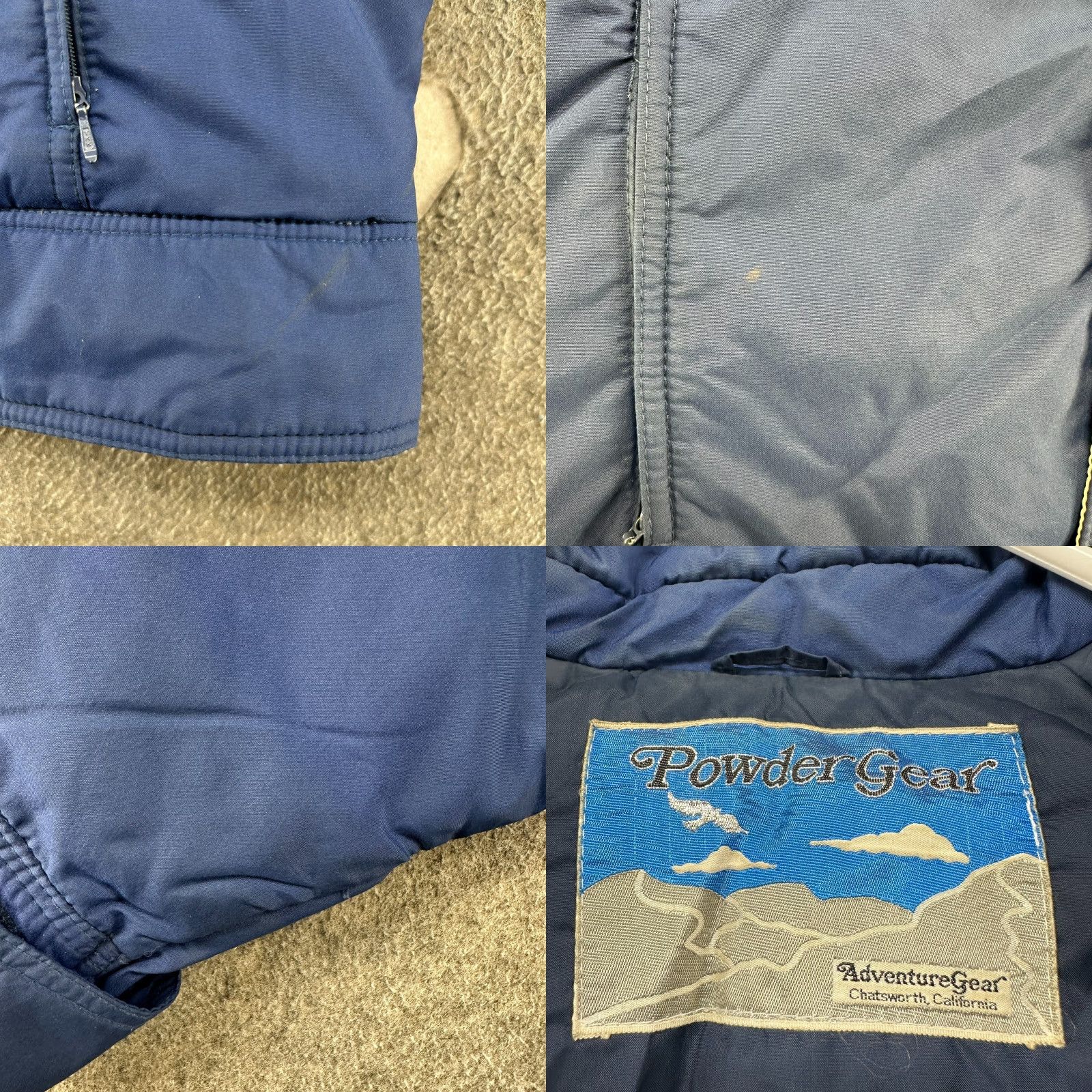 Vintage VINTAGE Powder Gear Jacket Mens XL Blue Parka Puffer Quilted Lined Down 90s Size US XL / EU 56 / 4 - 9 Thumbnail
