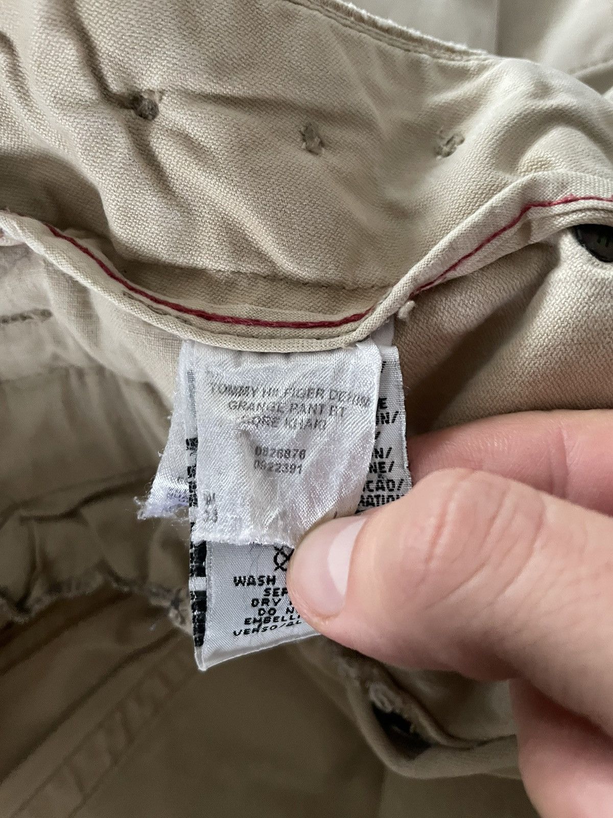 Tommy Hilfiger × Vintage Vintage Tommy Hilfiger Cargo Pants Size US 35 - 4 Thumbnail