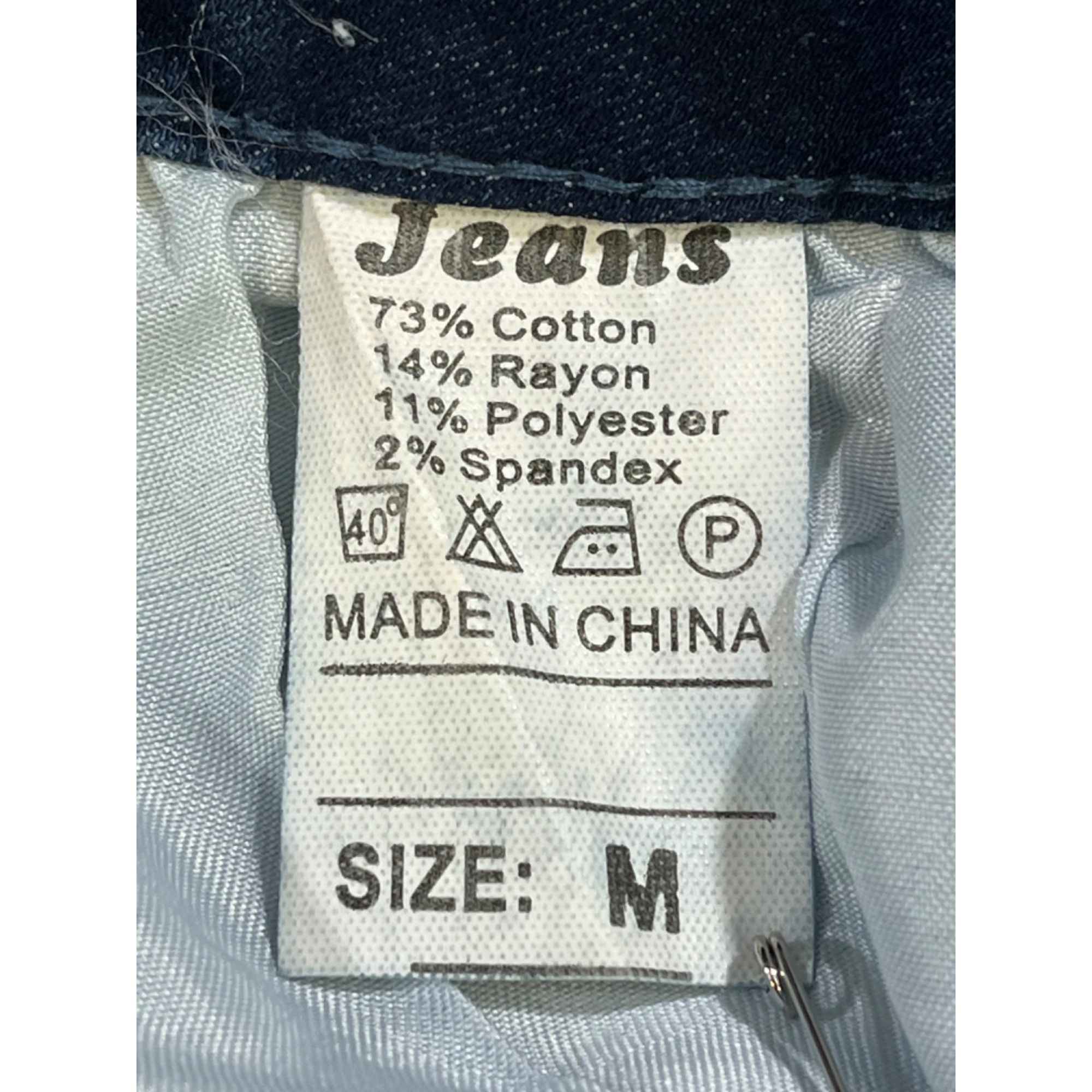 Jean Jeans Womens Blue Ombre Patchwork Flare Jeans Size M SKU 673 Size 30" / US 8 / IT 44 - 5 Thumbnail