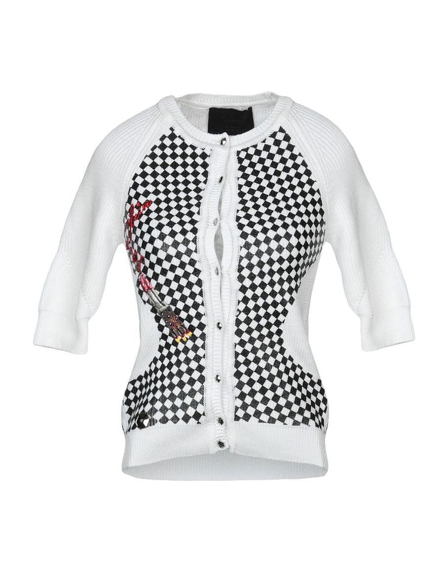 Philipp Plein philipp plein rhinestone embellished cardigan Size S / US 4 / IT 40 - 1 Thumbnail