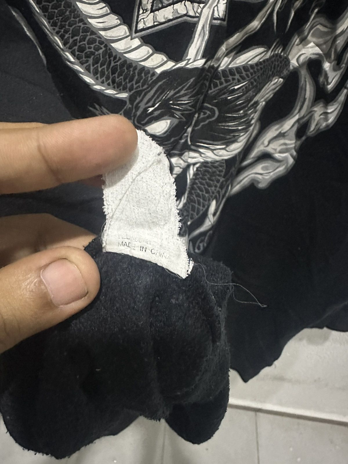Dogtown Dogtown Black Dragon Embroidered Black Sweatshirt Size US XL / EU 56 / 4 - 5 Thumbnail