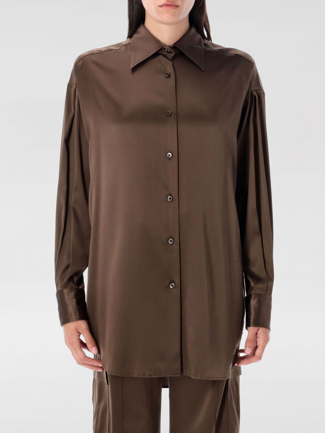 Tom Ford Tom Ford Shirt Woman Brown Size XS / US 0-2 / IT 36-38 - 1 Thumbnail