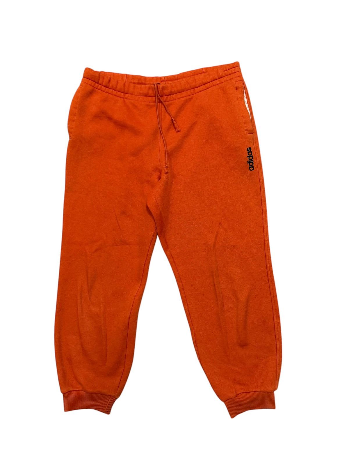 Adidas Vintage 90s Adidas Spellout Embroidery Sweat Pants Size US 31 - 1 Thumbnail