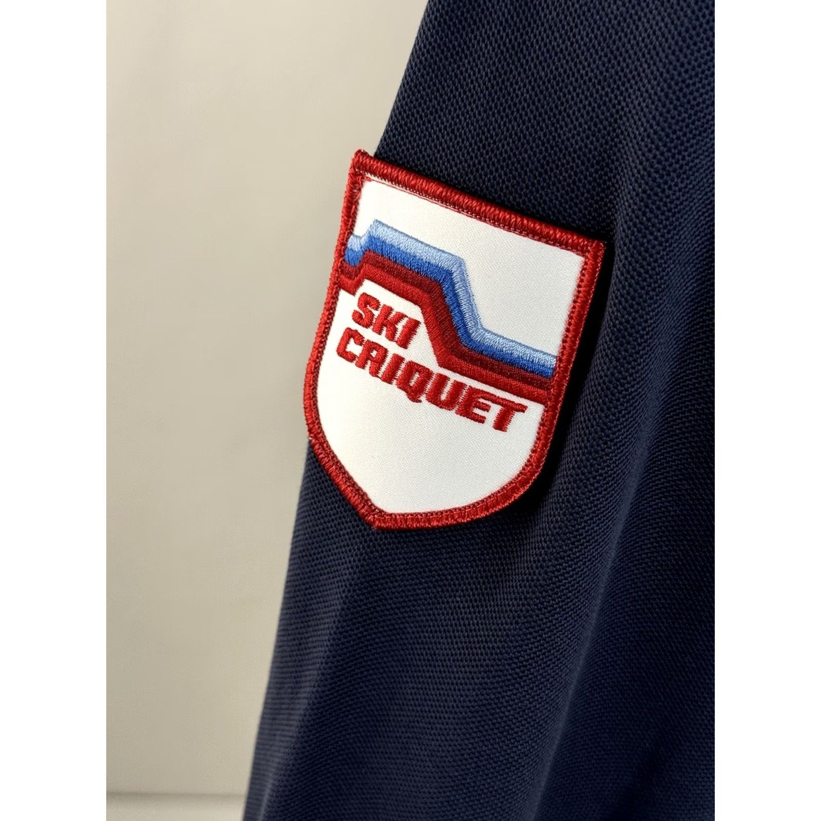 Logo 7 CRIQUET Pullover Knit Embroidered Logo Ski Patch S Shirt - Blue, Long Sleeve, Rugby, Polo, Men’s Size US S / EU 44-46 / 1 - 3 Thumbnail