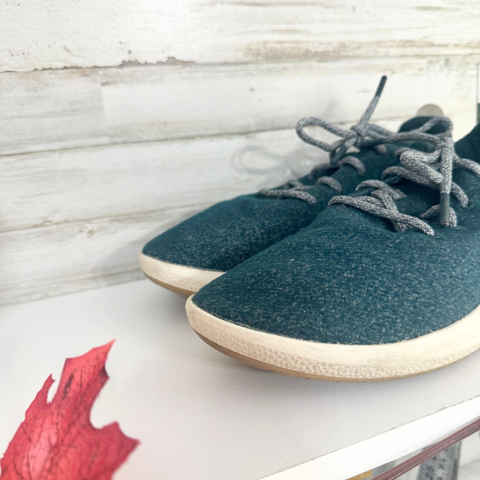 Allbirds Allbirds Mens Wool Runners Lace Up Shoes Aqua Green Size 10 Size US 10 / EU 43 - 4 Thumbnail