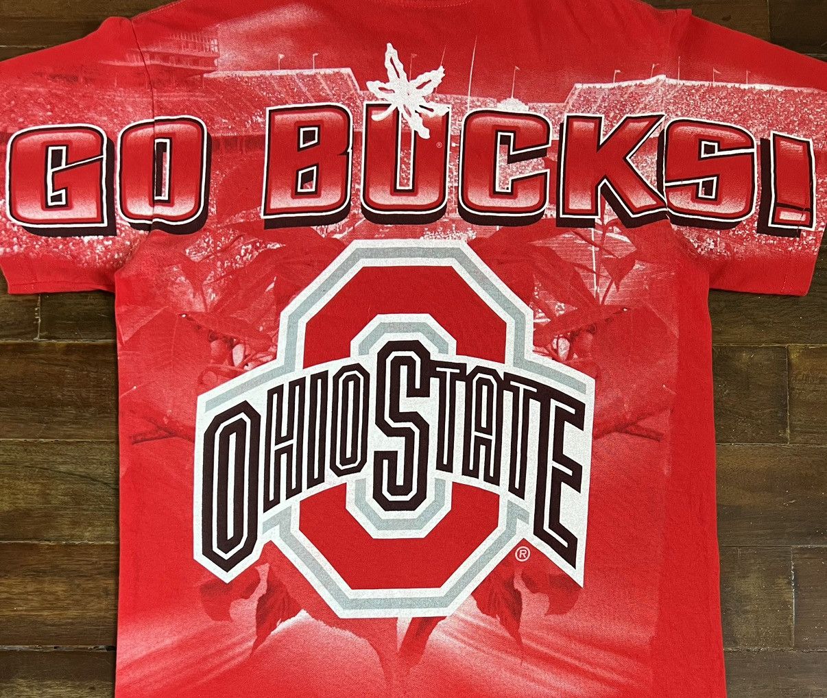 NFL × Vintage Vintage Ohio State University Football Buckeyes Go Buck! tee Size US M / EU 48-50 / 2 - 3 Thumbnail