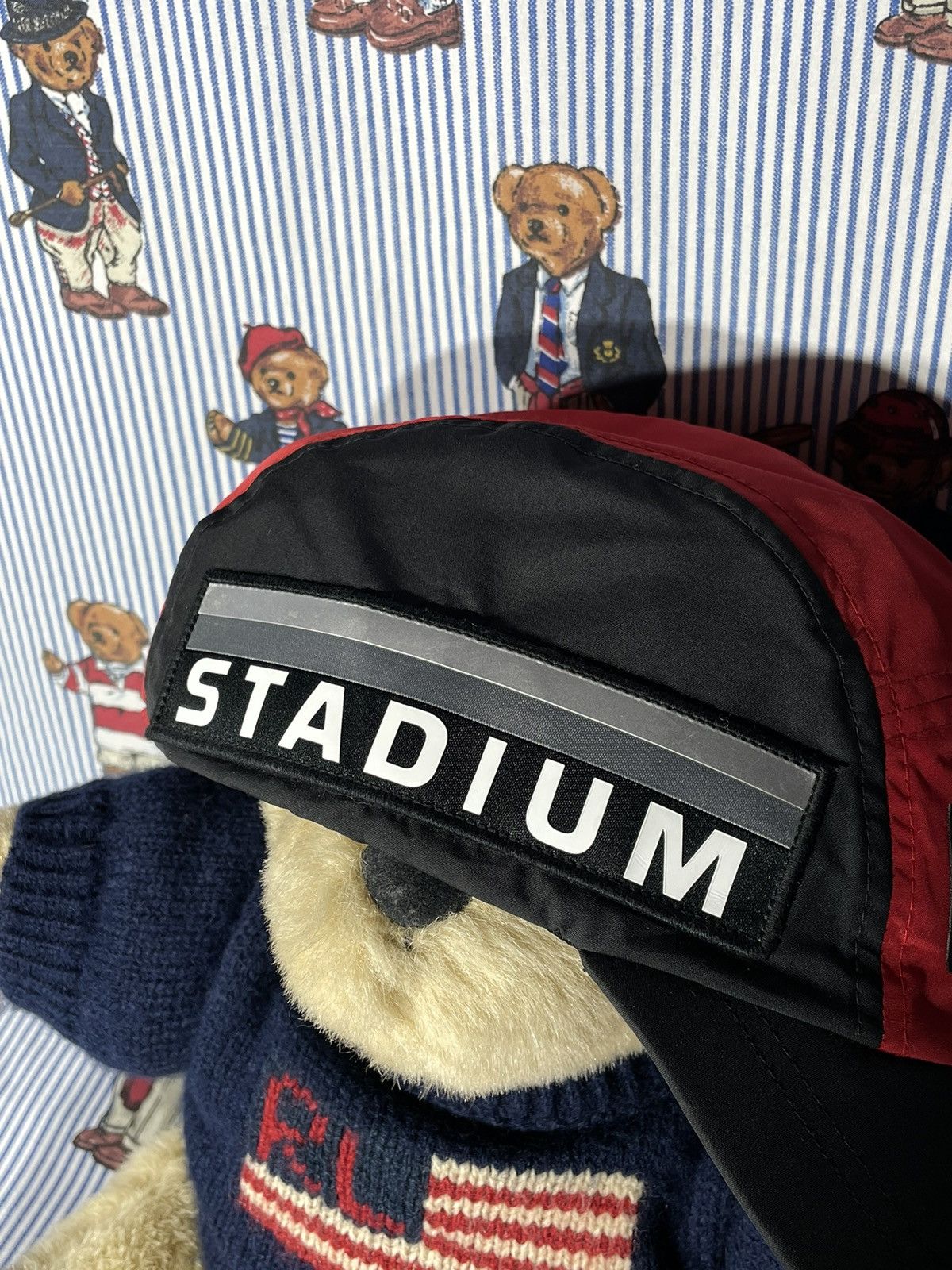 Polo Ralph Lauren × RRL Ralph Lauren × Ralph Lauren Long Bill Hat Polo Stadium 1992 Size ONE SIZE - 6 Thumbnail