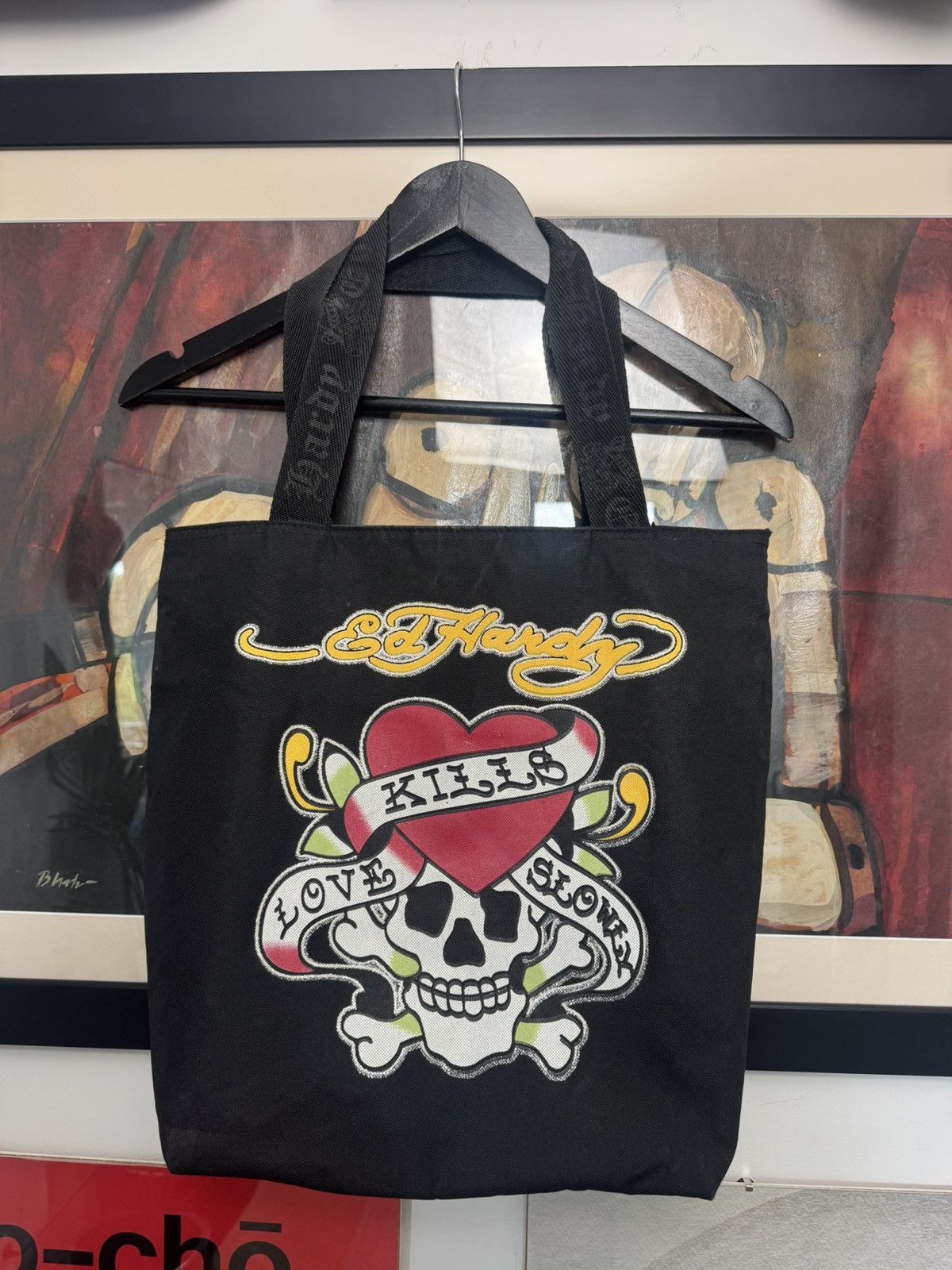 Ed Hardy × Vintage Ed hardy black bag y2k vintage | Grailed