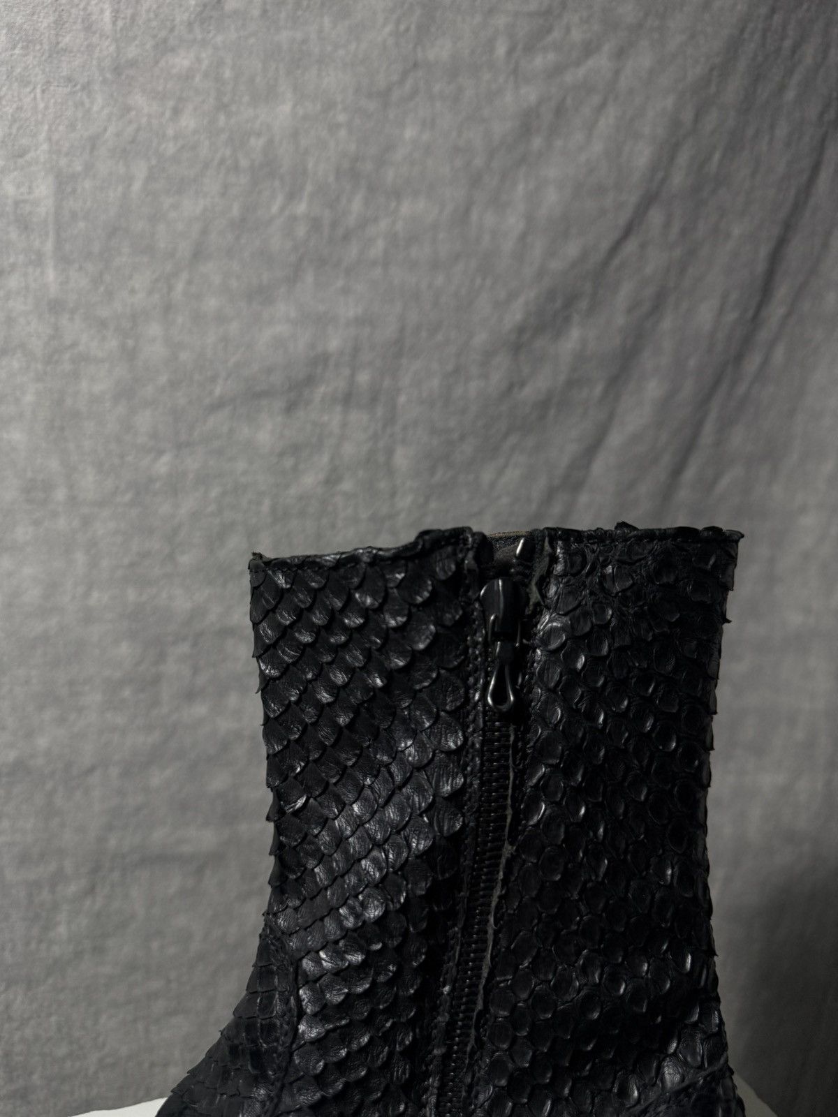 Carpe Diem Carpe Diem Python Leather Side-Zip Boots Size US 9 / EU 42 - 10 Thumbnail