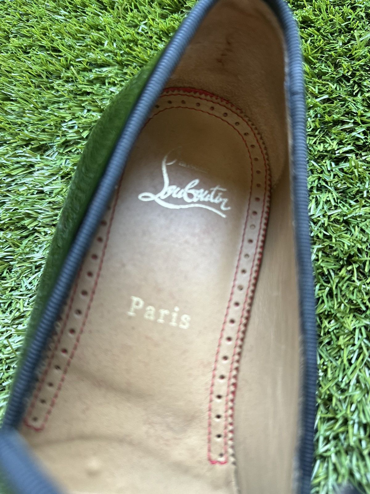 Christian Louboutin Christian Louboutin, 40 Dandelion Flat Loafer Patent Black Size US 7 / EU 40 - 8 Thumbnail