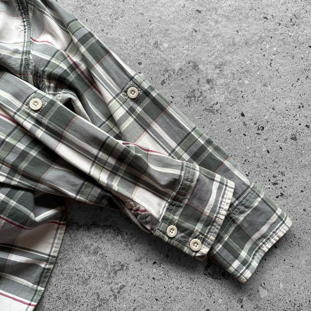 Designer × Superdry SuperDry Womens Plaid Pattern 3/4 Sleeve Button Up Shirt Size M / US 6-8 / IT 42-44 - 5 Thumbnail