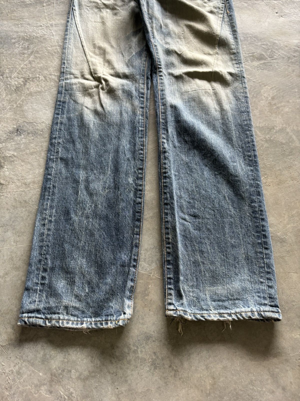 If Six Was Nine vintage blue way luxe japanese jeans sand faded rusty style Size US 32 / EU 48 - 11 Thumbnail