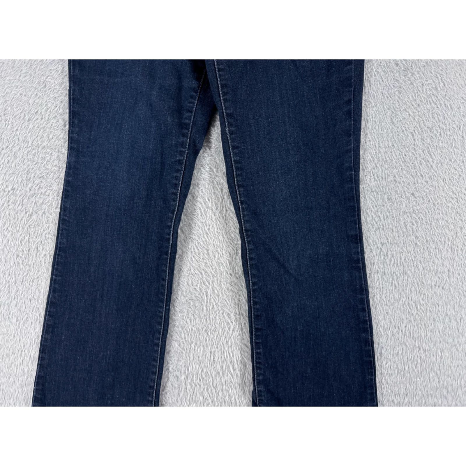 Lee Lee Jeans Women 26 Blue Denim Bootcut Mid Rise Dark Wash 26x29 Size 26" / US 2 / IT 38 - 3 Thumbnail