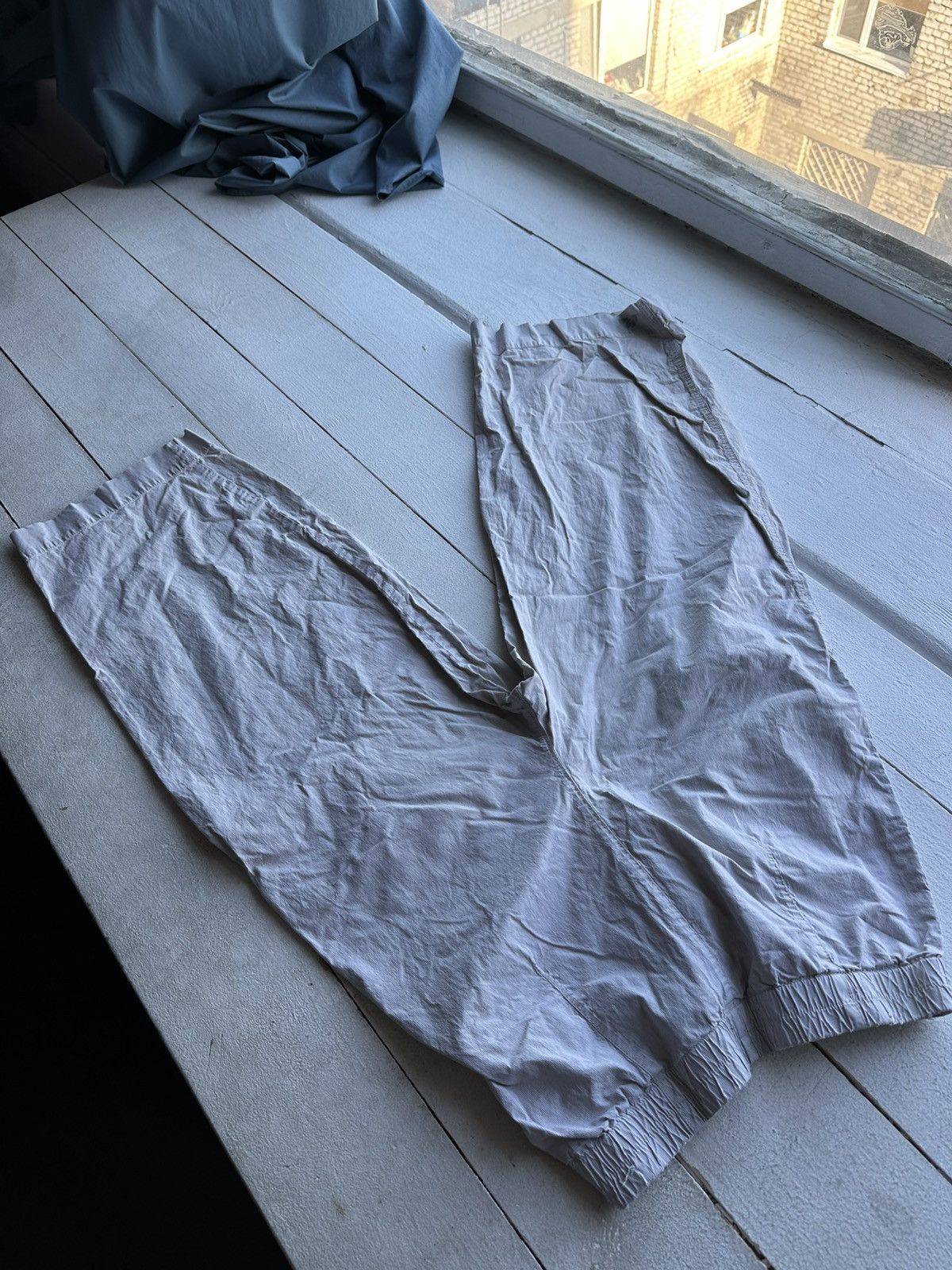 OSKA 🚨OSKA ULTRA BAGGY WOMEN PANTS RARE BEIGE STRIPED Size 26" / US 2 / IT 38 - 11 Thumbnail
