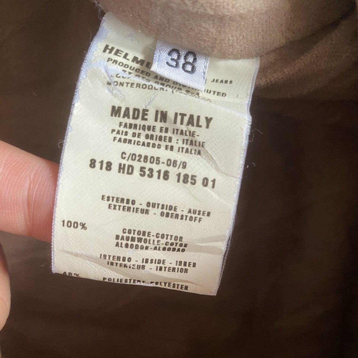 Helmut Lang AW99 Vintage Cotton Field Jacket Size US S / EU 44-46 / 1 - 7 Thumbnail