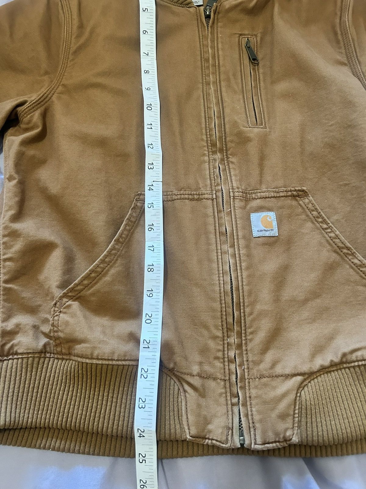 Carhartt Carhartt Bomber Jacket Medium (Unisex) Brown Duck Canvas Size US M / EU 48-50 / 2 - 9 Thumbnail