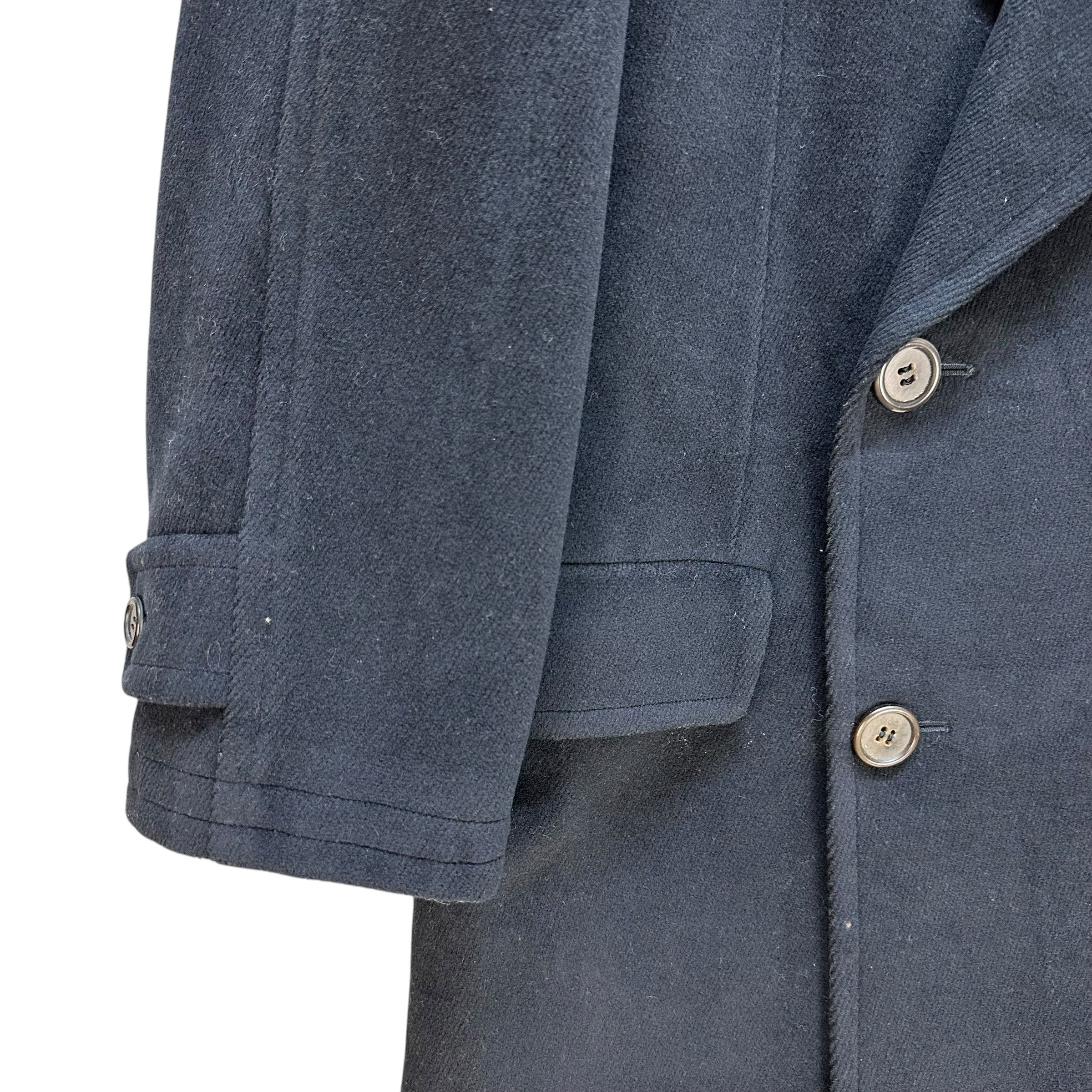 Japanese Brand HOMME DE NUIT Tokio Kumagai Double Breast Long Coat A64-1546 Size US L / EU 52-54 / 3 - 4 Thumbnail