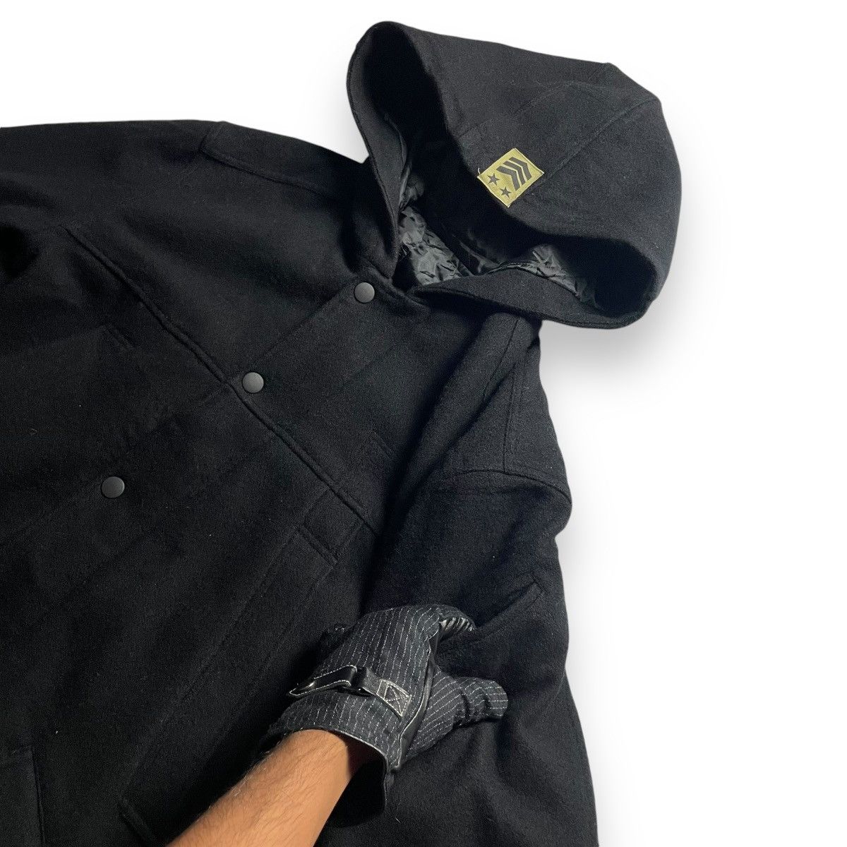 If Six Was Nine 🇯🇵 VINTAGE PPFM WOOL BUTTON UP WOOL PUNK GOTHIC JACKET Size US XL / EU 56 / 4 - 6 Thumbnail