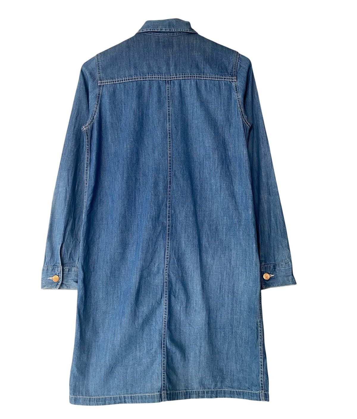 Lee LEE Union Made Sanforized Button denim Maxi Dress Size L / US 10 / IT 46 - 7 Thumbnail