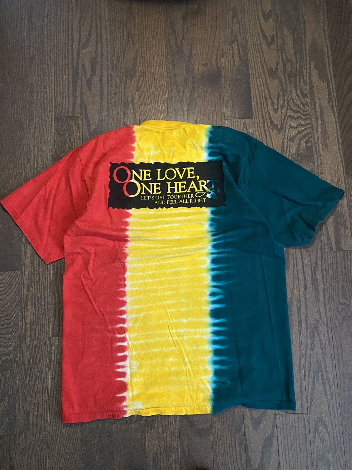 Universal Studios Vintage Tie Dye Bob Marley Tee Size US L / EU 52-54 / 3 - 3 Thumbnail