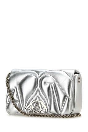 Alexander McQueen o1w1db10925 Size: OS/Seal Bag in Silver Size ONE SIZE - 2 Thumbnail