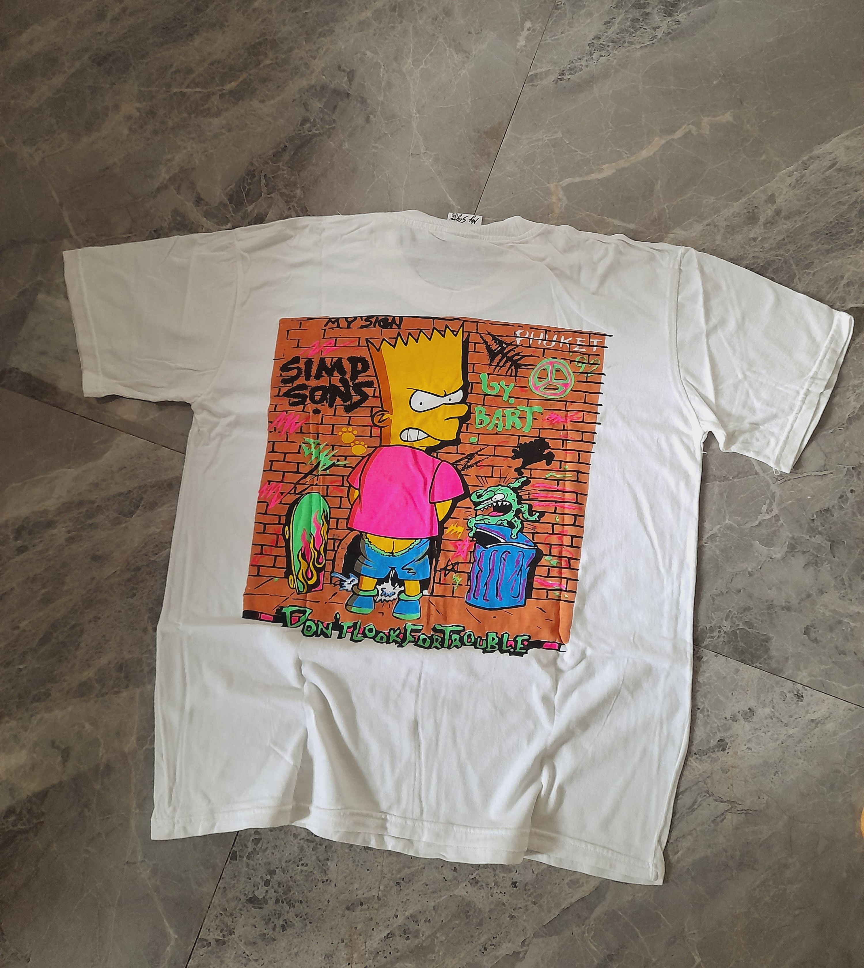 Cartoon Network Shirt bart simpsons 💥great item💥 Size US M / EU 48-50 / 2 - 3 Thumbnail