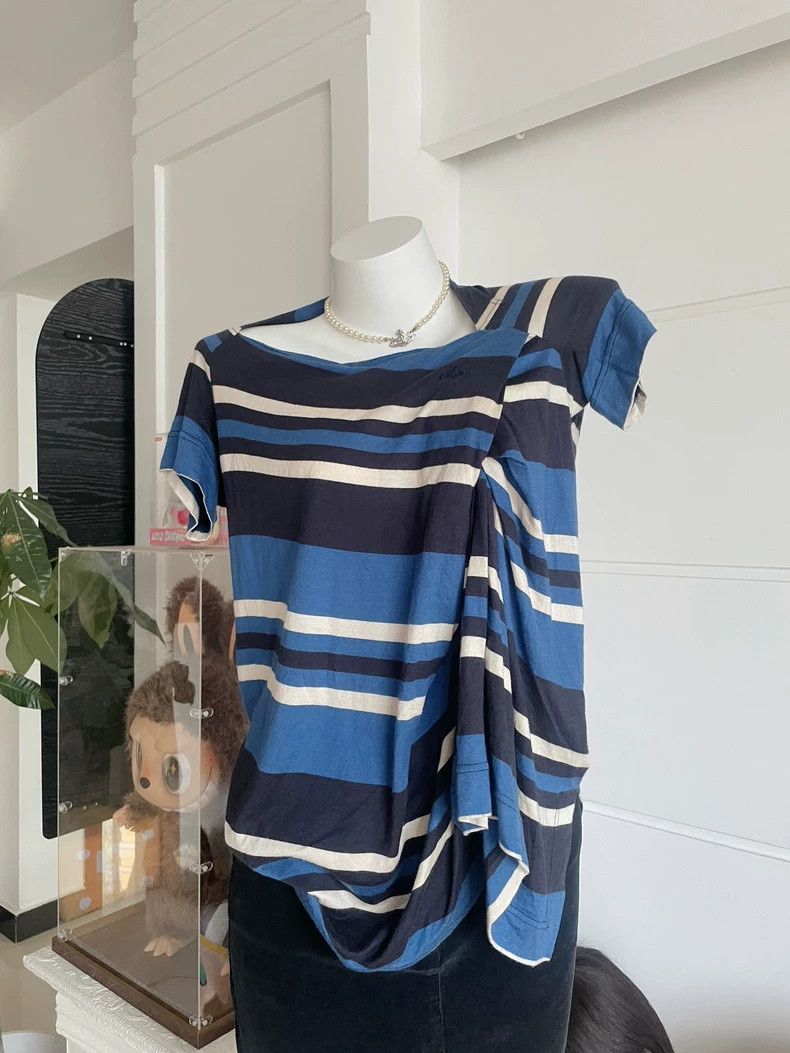 Other vivienne westwood size2 Irregularly designed striped T-shir Size M / US 6-8 / IT 42-44 - 2 Thumbnail