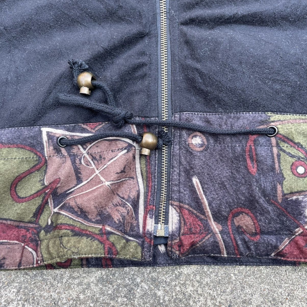 Japanese Brand × Vintage 🔥Rare🔥🇯🇵Sophiscated Natural Nice Design Wool Zipper Jacket Size US L / EU 52-54 / 3 - 10 Thumbnail