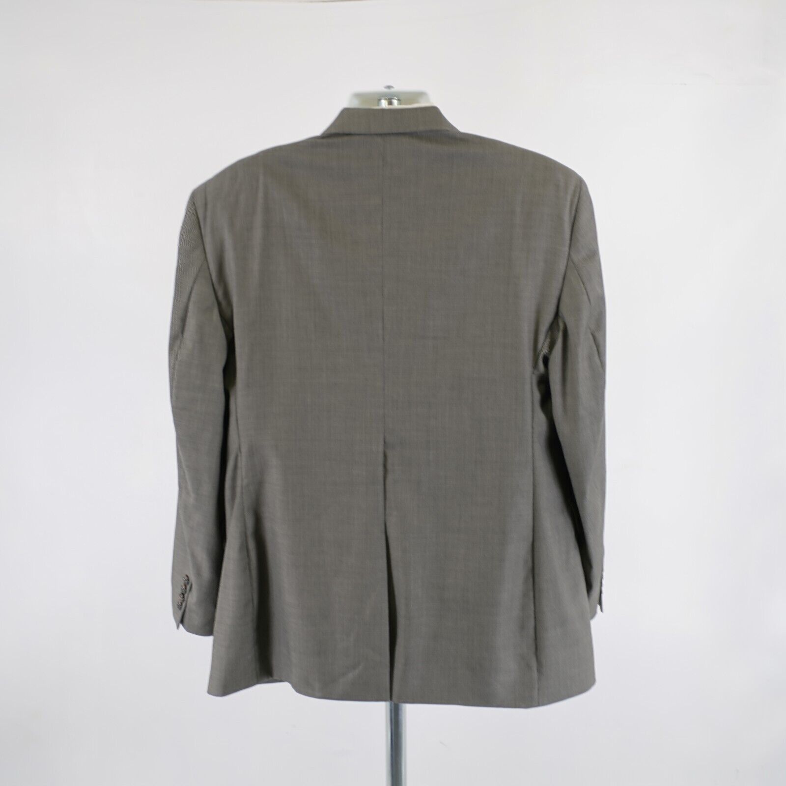Jos. A. Bank Jos A Bank Textured Wool Beige Black Star Check 44R Blazer 2 Size 44R - 6 Thumbnail